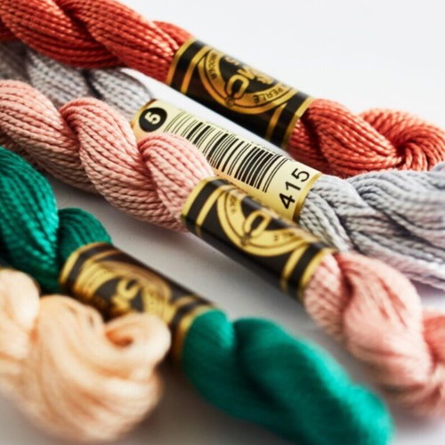Cotton Perle DMC Art 115 embroidery threads new, assorted colors