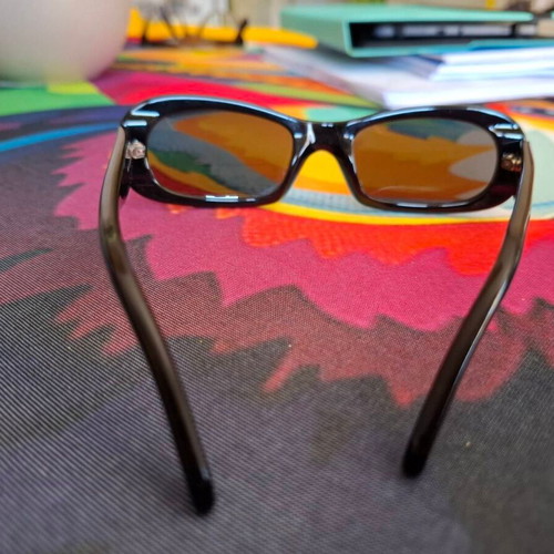 Replay Y2K Sunglasses Black Oval Frame new
