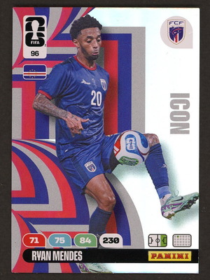 2026 Panini World Cup Adrenalyn XL #96 Mendes Icons pack like new