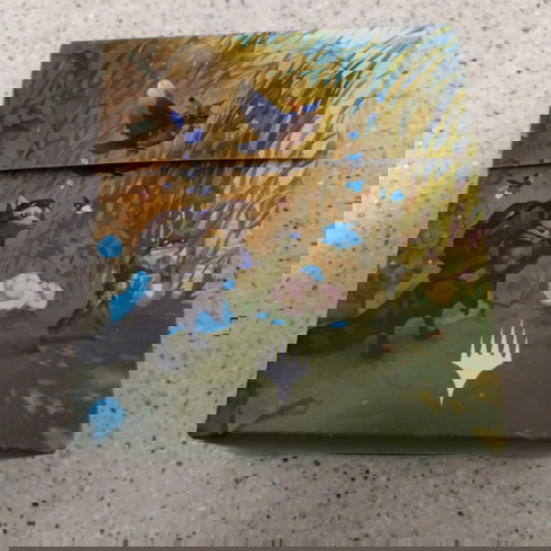 Magic the gathering кутия за съхранение на карти с зар като нова