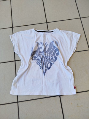Levi's white cotton short-sleeve blouse like new