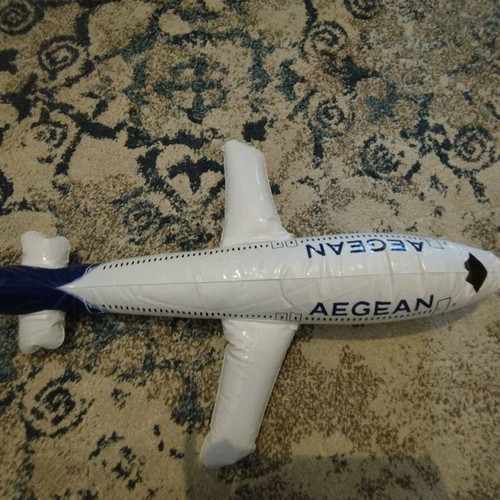 Collectible Aegean inflatable airplane like new