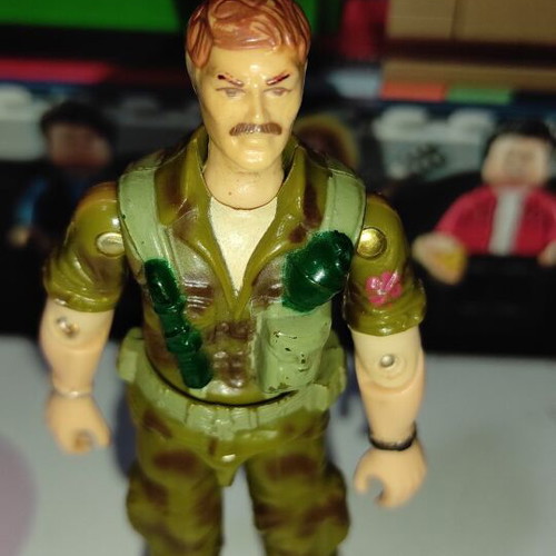 G.I.JOE Footloose (v1) 1985 Hasbro used figure with equipment