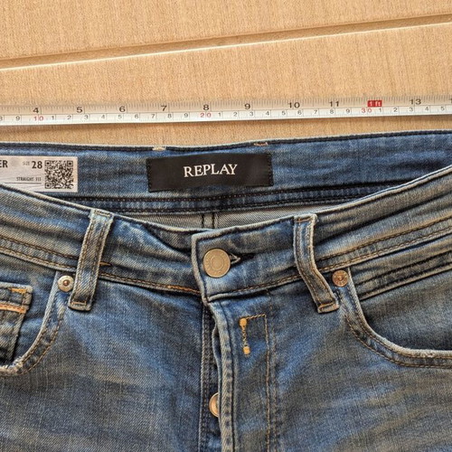 Replay Grover denim bermuda shorts like new, size 28