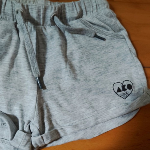Name It and AKO girls' set like new, size 104 cm, grey and pink