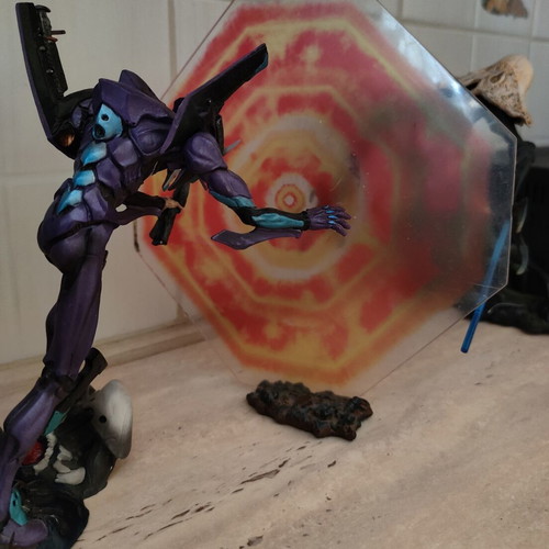 Neon Genesis Evangelion EVA-01 vs Sachiel Third Angel figures used set