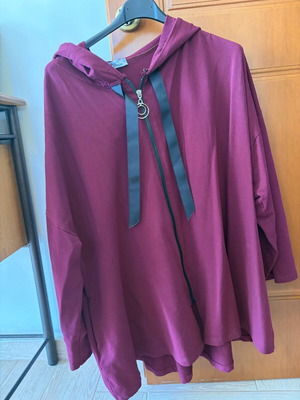 Oversized spring cardigan burgundy new