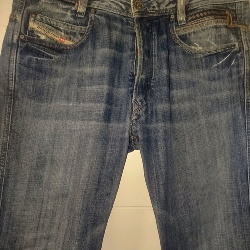 Diesel men's jeans pants like new, size L, blue with buttons