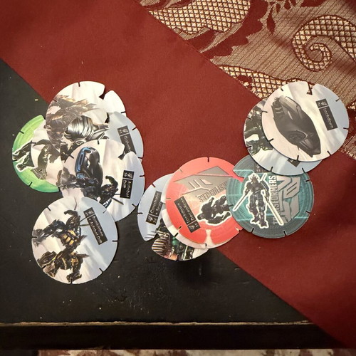 Gormiti and Transformers Tazos like new