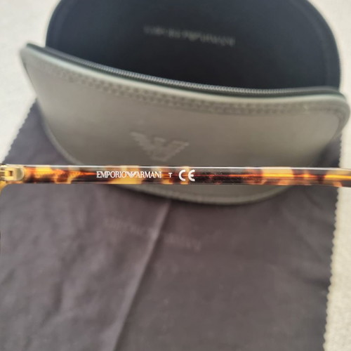 Emporio Armani sunglasses used with gradient lens and leopard details