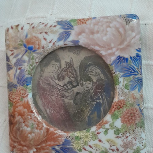Porcelain frame Japan used