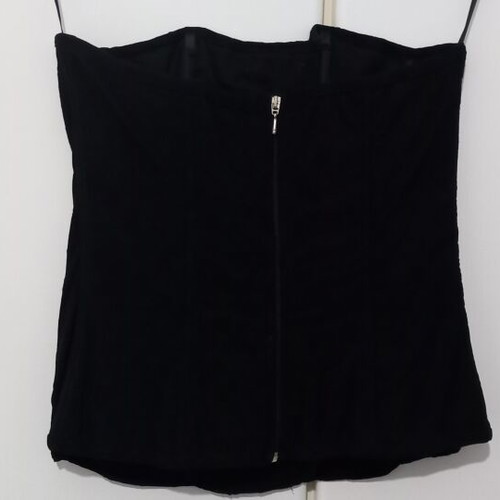 Corset bustier new, size M, black with boning
