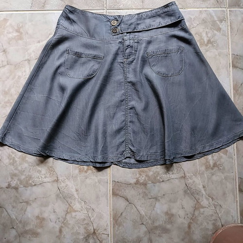 Sei jeans summer skirt like new, gray, S-M