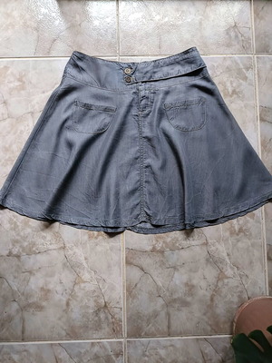 Sei jeans summer skirt like new, gray, S-M