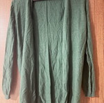 Max Mara Long Cotton Cardigan M Like New Green