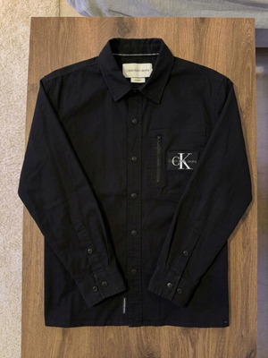 Calvin Klein Jeans black over-shirt size L new with tags
