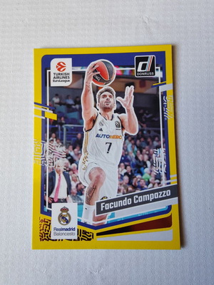 Карта Facundo Campazzo 2023-24 Panini-Donruss Euroleague Basketball нова