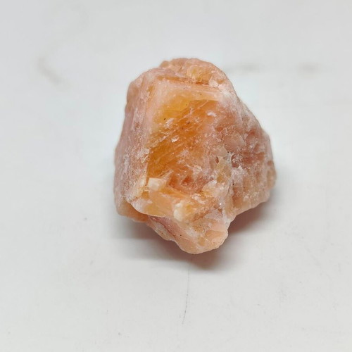 Orange Calcite natural raw mineral 12g like new