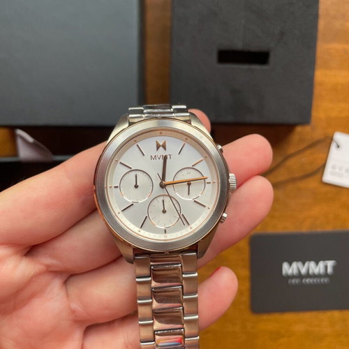 MVMT women's watch silver with gold details like new