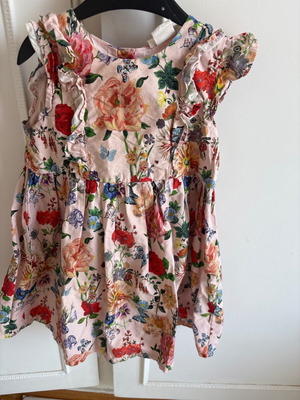 Φόρεμα H&M μεταχειρισμένο με λουλούδια, 86 cm, κόκκινο και μπλε