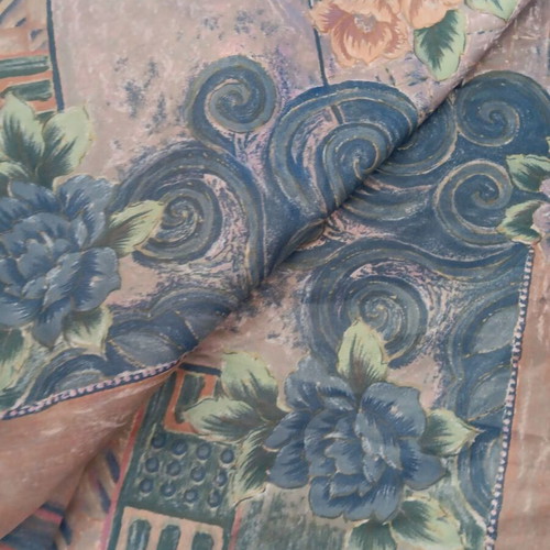 Curtain with decorative top piece, pack of 1
