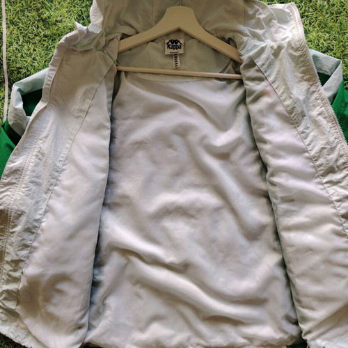Kappa Men's 222 Banda Niko Hooded Jacket like new, size M, colorful turquoise
