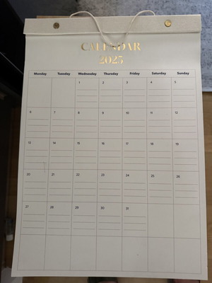 Calendar 2025 new for collectors