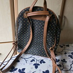 Brown backpack like new 35×33 cm