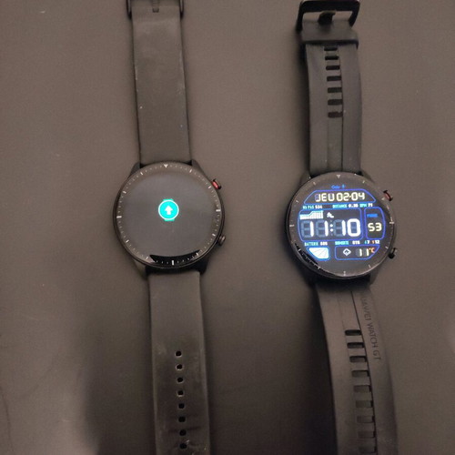 Smarwatches Amazfit GTR2 two used watches for repair or spare parts