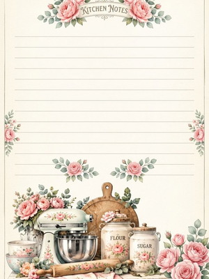Kitchen Notes μπλοκ σημειώσεων με 20 σελίδες