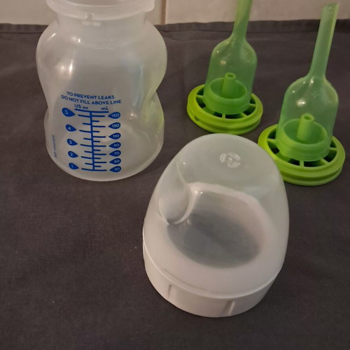 Dr Brown's plastic baby bottle 150ml, anticolic, wide neck