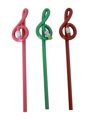 Musical Note Pencil green color only, new
