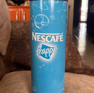 Винтидж колекционерска алуминиева кутия Nescafé