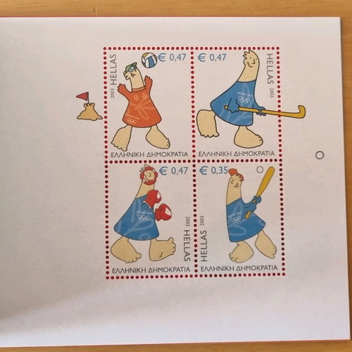 Special commemorative Olympic Games booklet 06/2003 new