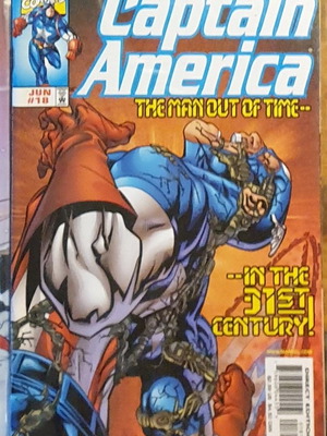 Captain America Marvel Comics μεταχειρισμένο, ξενόγλωσσο (1997)