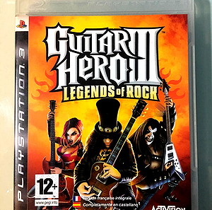 Guitar Hero 3 Legends Of Rock - SONY PS3