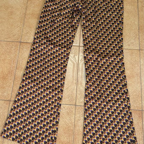 Zara printed set top and pant XS brown like new