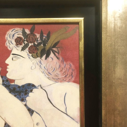 Painting copy of A. Fasianos used with frame 95x95cm