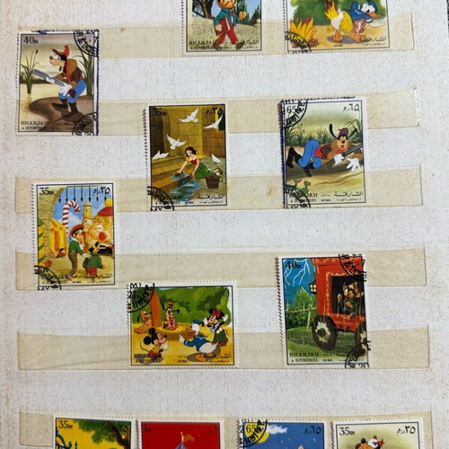 Disney stamps sealed, 39 pieces, like new