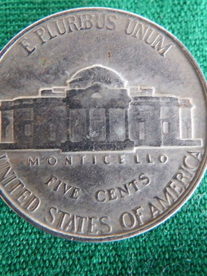 Five cents 1946 used in very good condition