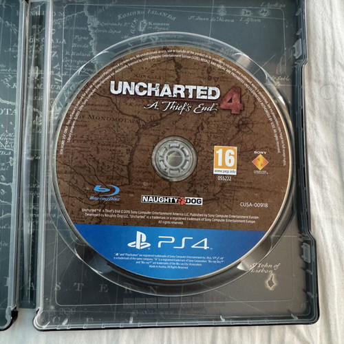 Uncharted Steelbook PS4 game like new