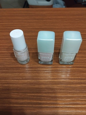 Βερνίκια νυχιών μεταχειρισμένα, 2 Catrice και 2 Essence σε φυσικές αποχρώσεις