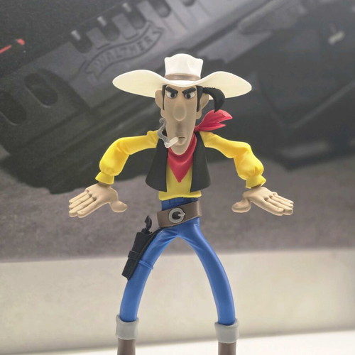 Lucky Luke and Rantanplan figures like new