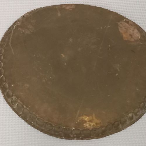 Handmade brass tray used from Egypt