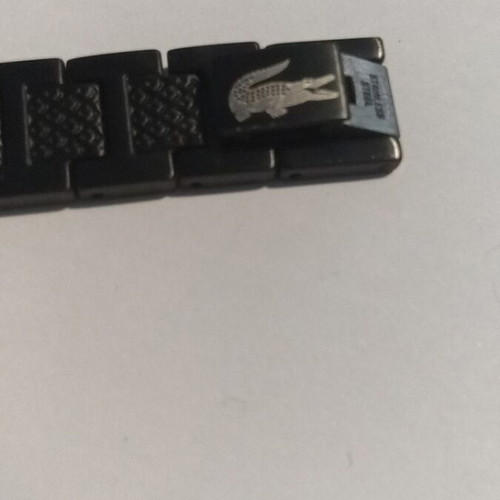 Lacoste bracelet new, black color with box