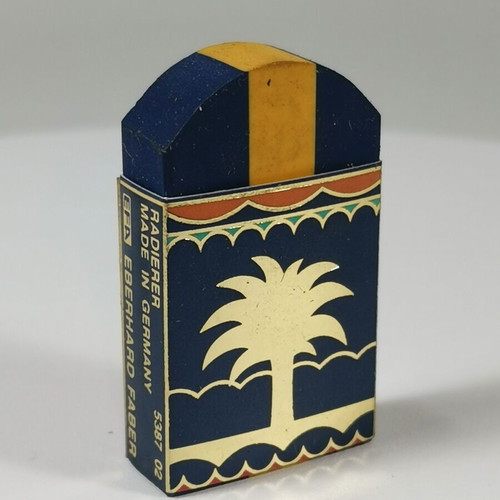 Vintage Eberhard Faber Collectible Oriental Eraser like new