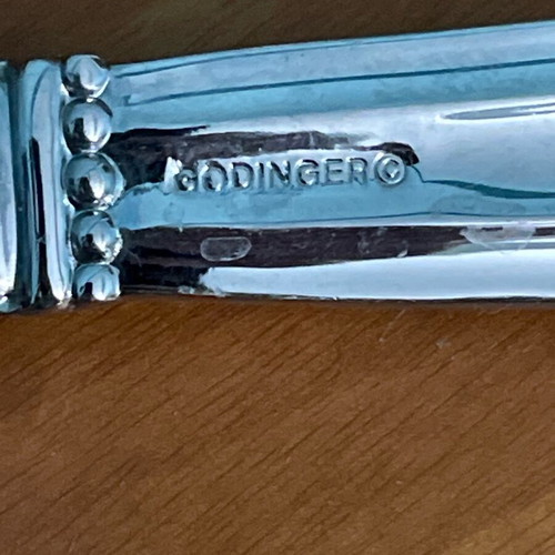 Godinger salad serving spoon and fork set like new