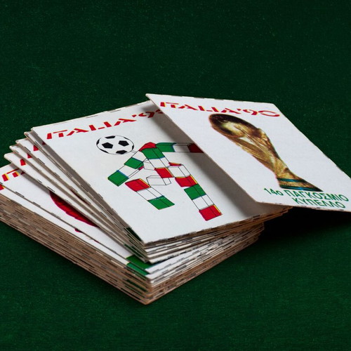 Italia '90 World Cup sticker collection, rare