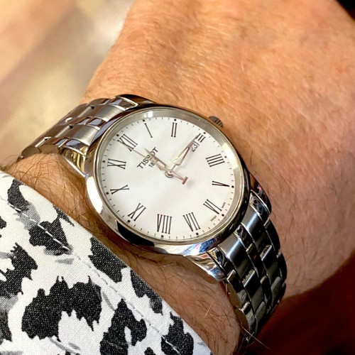 TISSOT classic watch used quartz with sapphire crystal