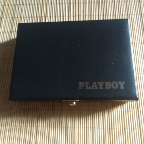 Playboy collectible card case used